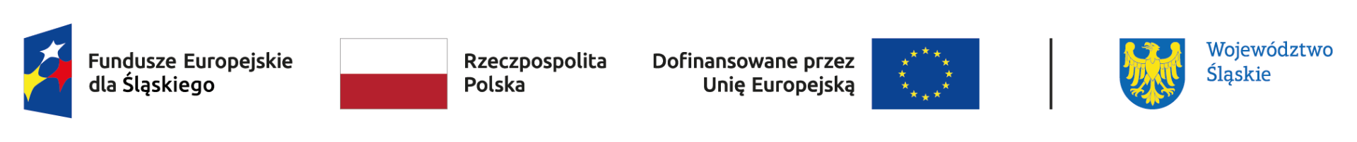 Fundusze Europejskie dla Śląskiego, Rzeczpospolita Polska, Dofinansowane przez Unię Europejską, Województwo Śląskie